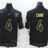 Men's Las Vegas Raiders #4 Derek Carr Black Jersey
