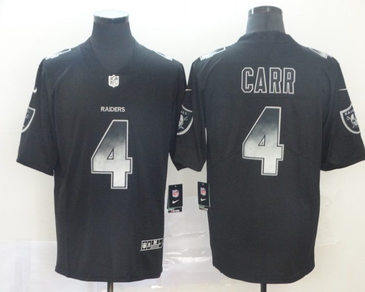 Men's Las Vegas Raiders #4 Derek Carr Black Jersey