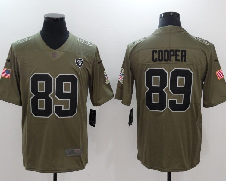 Men's Las Vegas Raiders Amari Cooper #89 Brown Jersey