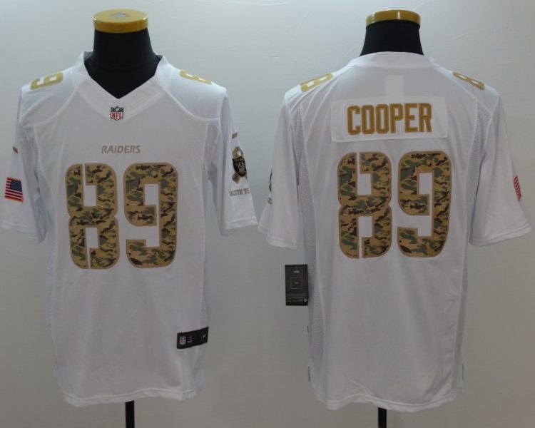 Men's Las Vegas Raiders Amari Cooper #89 White Alternate Jersey