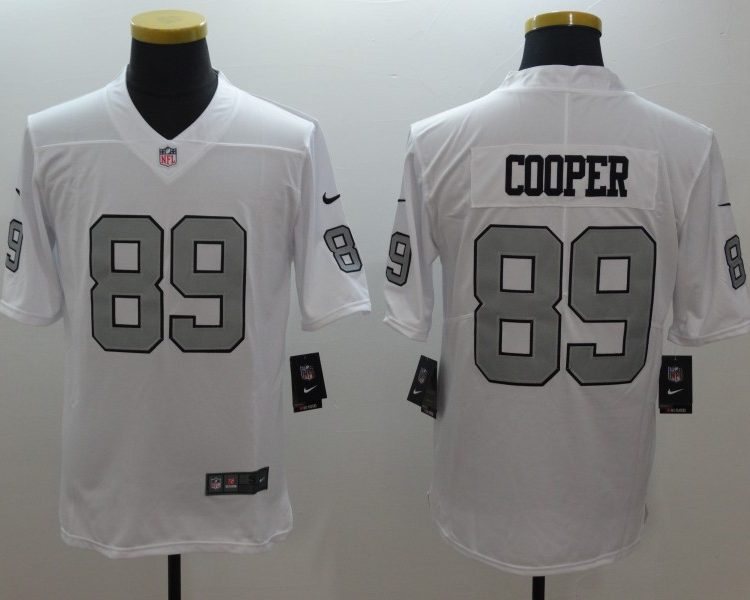 Men's Las Vegas Raiders Amari Cooper #89 White Jersey