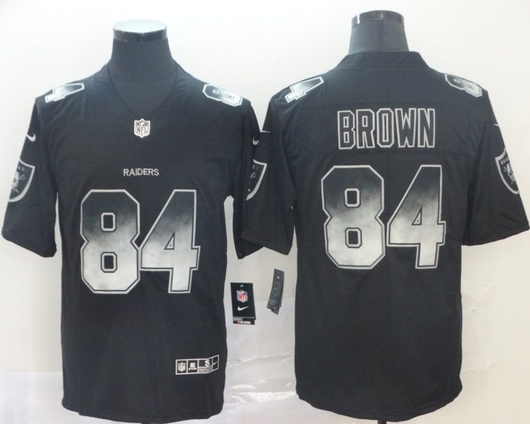 Men's Las Vegas Raiders Antonio Brown #84 Black Jersey