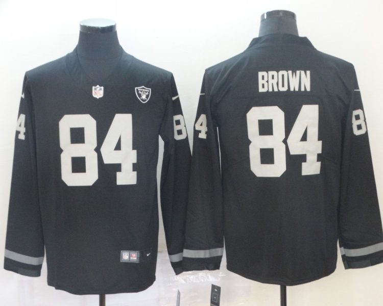Men's Las Vegas Raiders Antonio Brown #84 Black Team Jersey