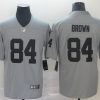 Men's Las Vegas Raiders Antonio Brown #84 Gray Inverted Legend Jersey