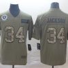 Men's Las Vegas Raiders Bo Jackson #34 Brown Jersey
