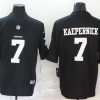 Men's Las Vegas Raiders Colin Kaepernick #7 Black Jersey