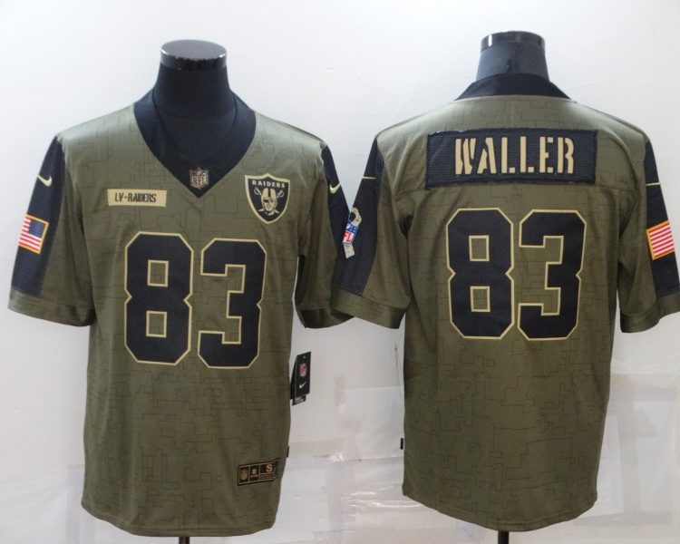 Men's Las Vegas Raiders Darren Waller #83 Brown Jersey