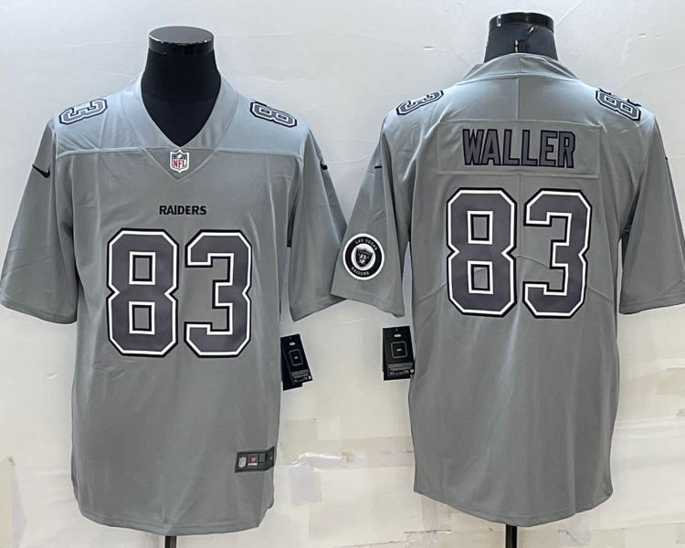 Men's Las Vegas Raiders Darren Waller #83 Gray Atmosphere Jersey