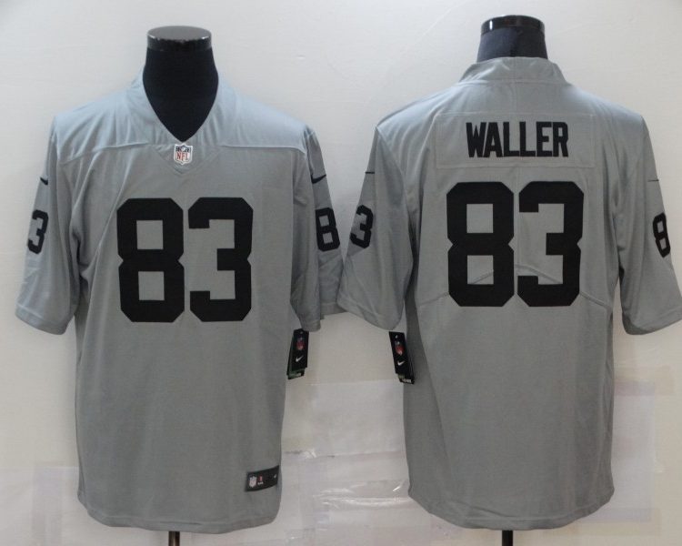 Men's Las Vegas Raiders Darren Waller #83 Gray Inverted Legend Jersey