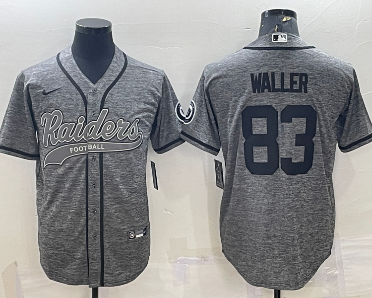 Men's Las Vegas Raiders Darren Waller #83 Gray Jersey Joint Edition