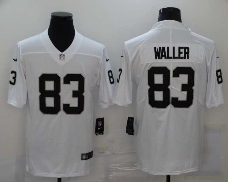 Men's Las Vegas Raiders Darren Waller #83 White Jersey