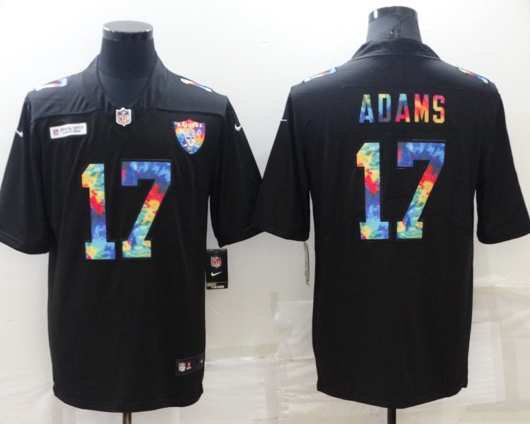 Men's Las Vegas Raiders Davante Adams #17 Black Jersey