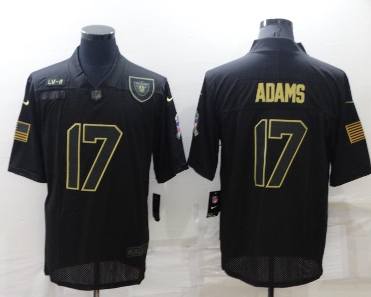 Men's Las Vegas Raiders Davante Adams #17 Black Jersey