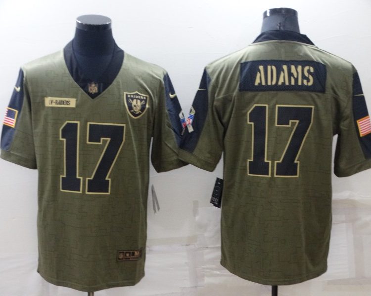 Men's Las Vegas Raiders Davante Adams #17 Brown Jersey