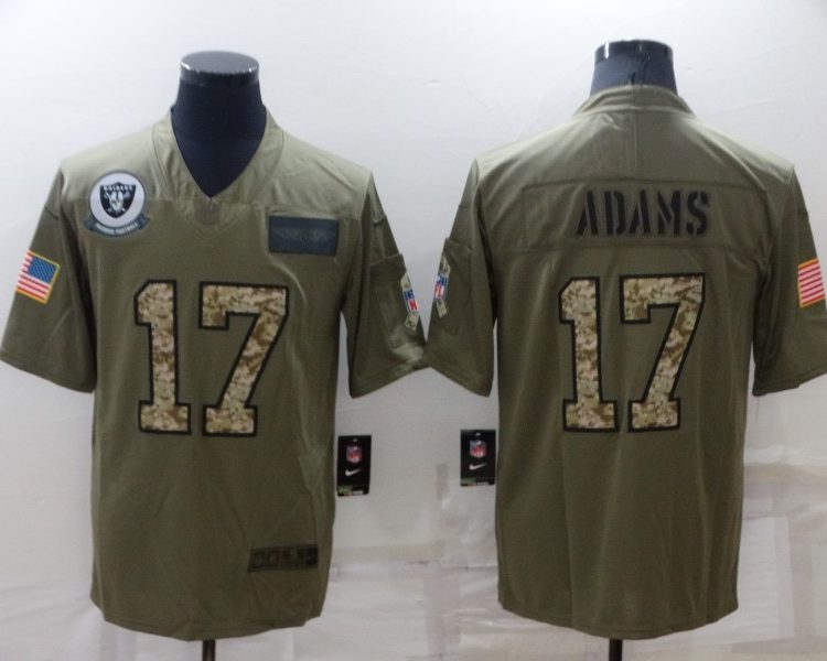 Men's Las Vegas Raiders Davante Adams #17 Brown Jersey