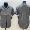 Men's Las Vegas Raiders Gray Blank Jersey