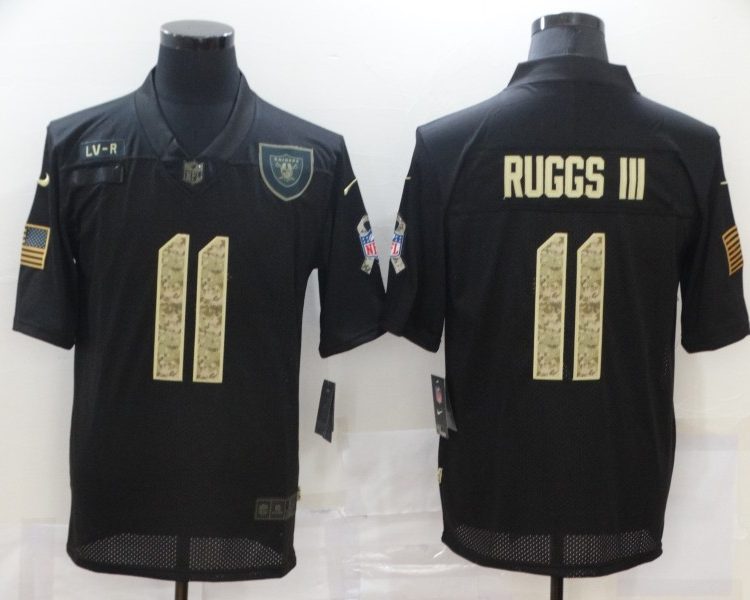 Men's Las Vegas Raiders Henry Ruggs III #11 Black Authentic Jersey