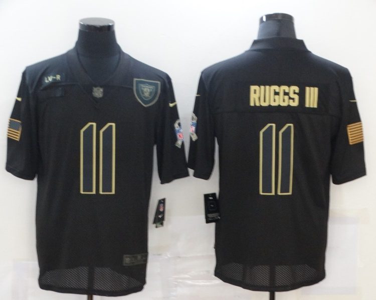 Men's Las Vegas Raiders Henry Ruggs III #11 Black Jersey