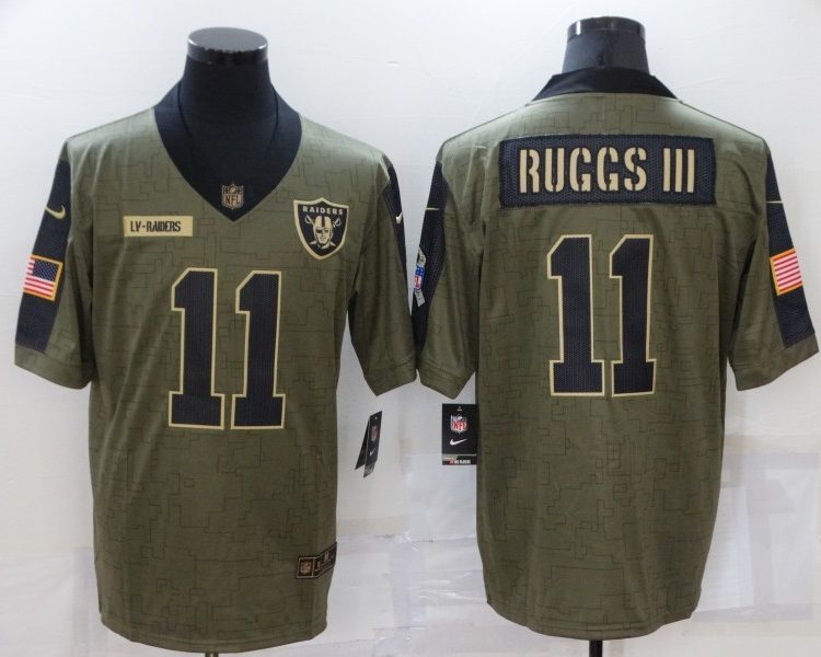 Men's Las Vegas Raiders Henry Ruggs III #11 Brown Jersey