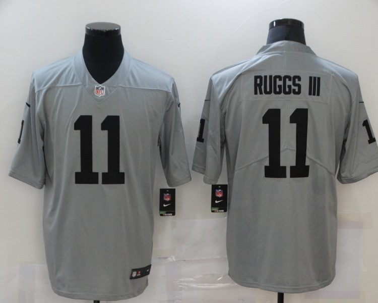 Men's Las Vegas Raiders Henry Ruggs III #11 Gray Inverted Legend Jersey