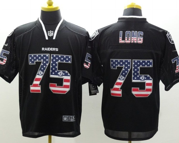 Men's Las Vegas Raiders Howie Long #75 Black Jersey