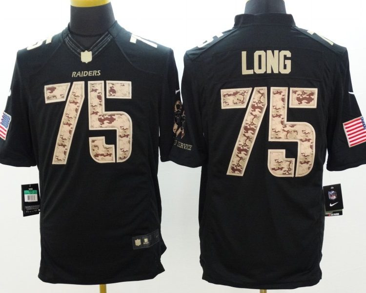 Men's Las Vegas Raiders Howie Long #75 Black Jersey
