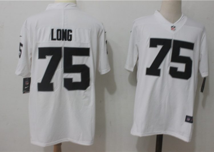 Men's Las Vegas Raiders Howie Long #75 White Jersey
