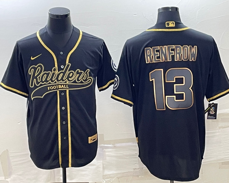 Men's Las Vegas Raiders Hunter Renfrow #13 Black Jersey Joint Edition