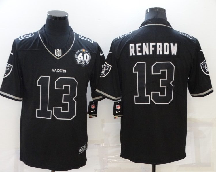 Men's Las Vegas Raiders Hunter Renfrow #13 Black Jersey