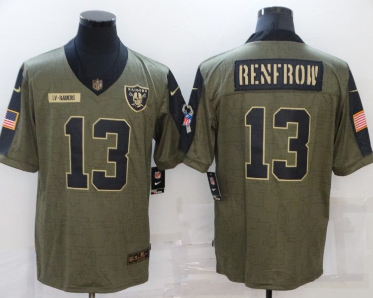 Men's Las Vegas Raiders Hunter Renfrow #13 Brown Jersey