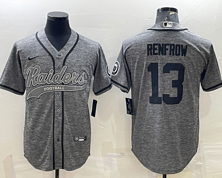 Men's Las Vegas Raiders Hunter Renfrow #13 Gray Jersey Joint Edition