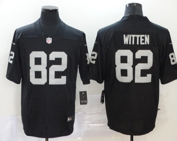 Men's Las Vegas Raiders Jason Witten #82 Black Jersey