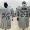 Men's Las Vegas Raiders Josh Jacobs #28 Gray Atmosphere Jersey