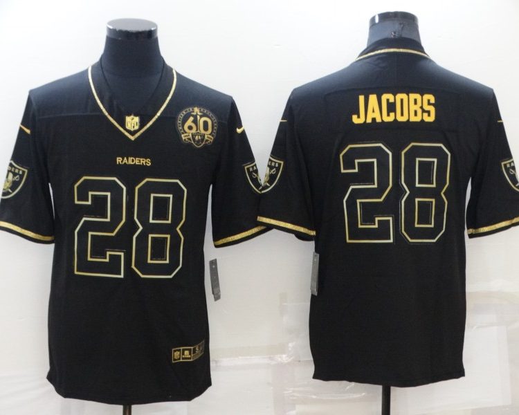Men's Las Vegas Raiders Josh Jacobs Black Jersey