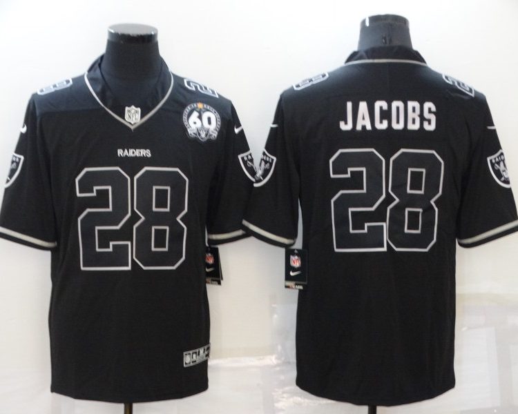 Men's Las Vegas Raiders Josh Jacobs Black Jersey