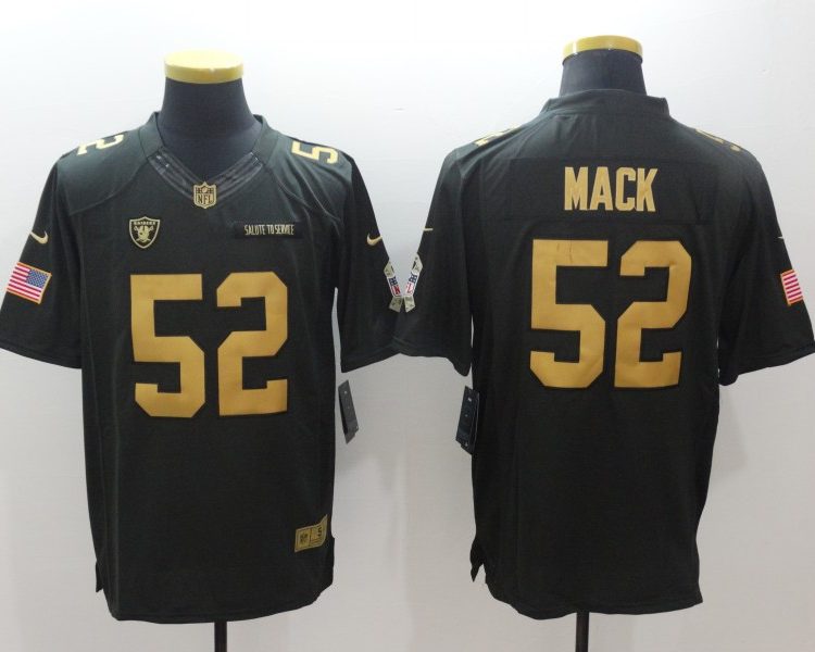 Men's Las Vegas Raiders Khalil Mack #52 Black Jersey