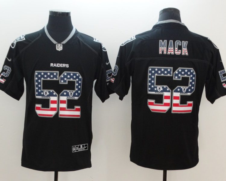 Men's Las Vegas Raiders Khalil Mack #52 Black Jersey