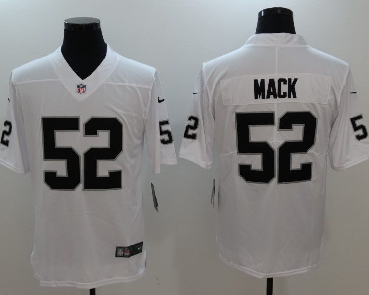 Men's Las Vegas Raiders Khalil Mack #52 White Jersey
