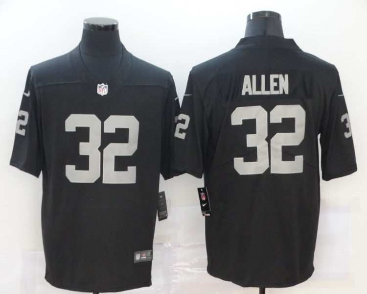 Men's Las Vegas Raiders Marcus Allen #32 Black Jersey