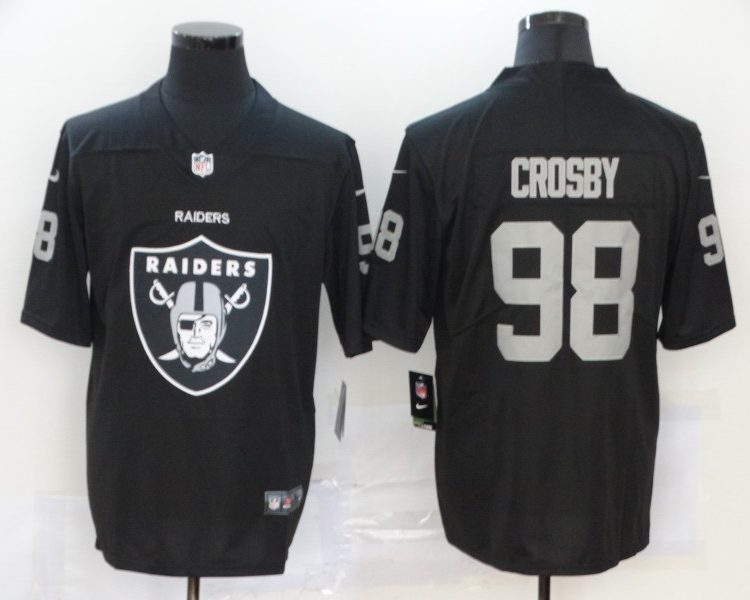 Men's Las Vegas Raiders Maxx Crosby #98 Black Jersey