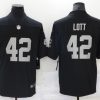 Men's Las Vegas Raiders Ronnie Lott #42 Black Jersey