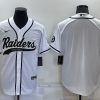 Men's Las Vegas Raiders White Blank Jersey