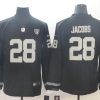 Men's Las Vegas Raiders #28 Josh Jacobs Black Alternate Jersey