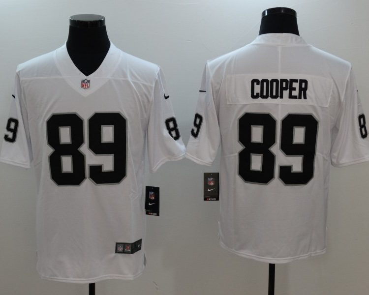 Men's Las Vegas Raiders Amari Cooper #89 White Jersey