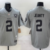 Men's Las Vegas Raiders Ashton Jeanty #2 Gray Jersey