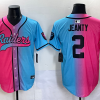 Men's Las Vegas Raiders Ashton Jeanty #2 Pink/Blue Jersey