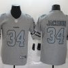 Men's Las Vegas Raiders Bo Jackson #34 Gray Jersey