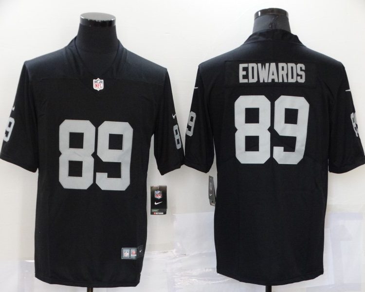 Men's Las Vegas Raiders Bryan Edwards #89 Black Jersey