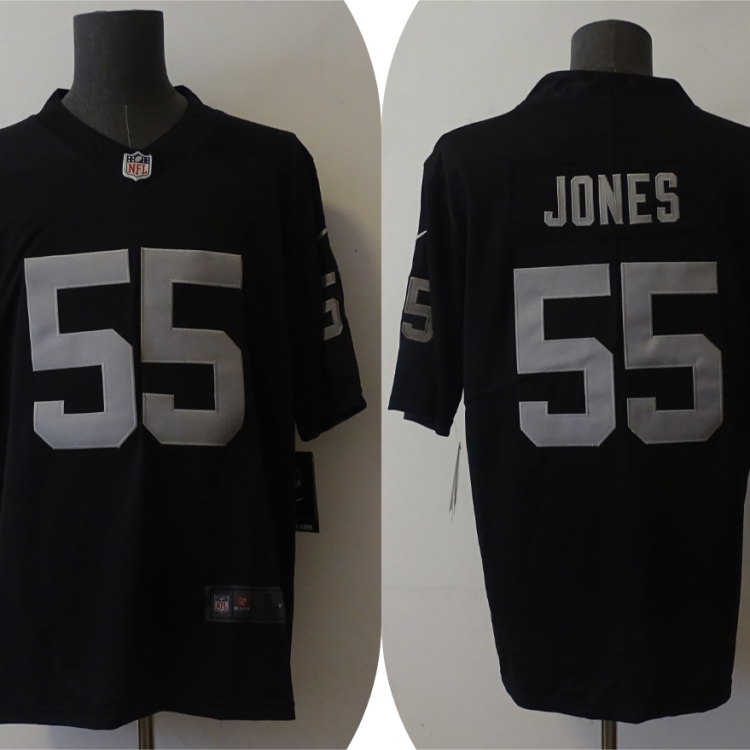 Men's Las Vegas Raiders Chandler Jones #55 Black Jersey