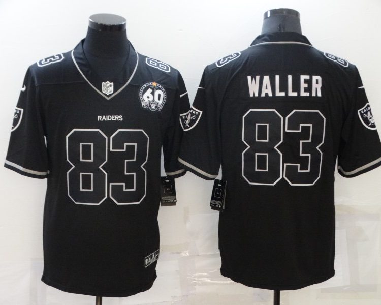 Men's Las Vegas Raiders Darren Waller #83 Black Authentic Jersey